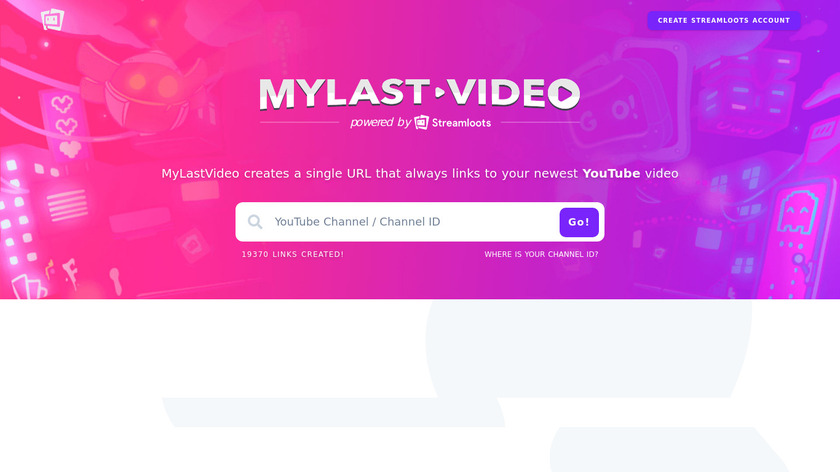 MyLast.Video Landing Page