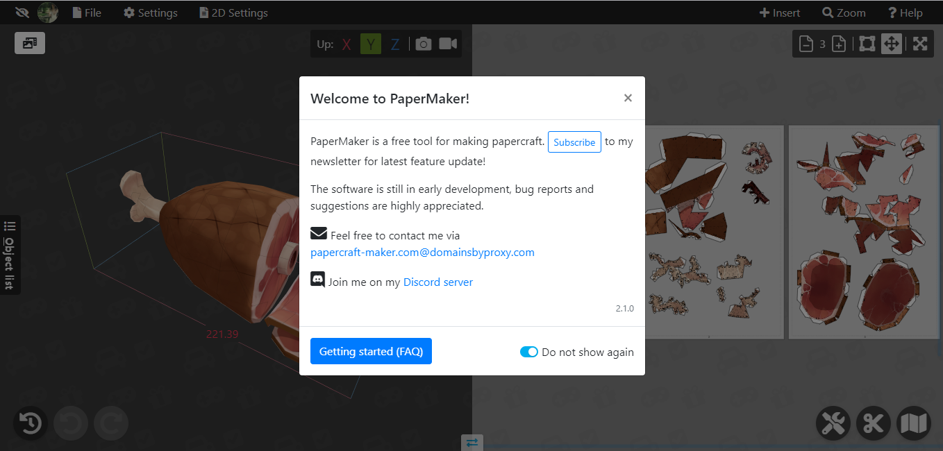 PaperMaker Landing page