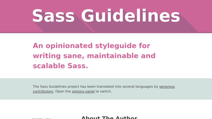 Sass Guidelines image