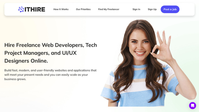 Ithire Landing Page
