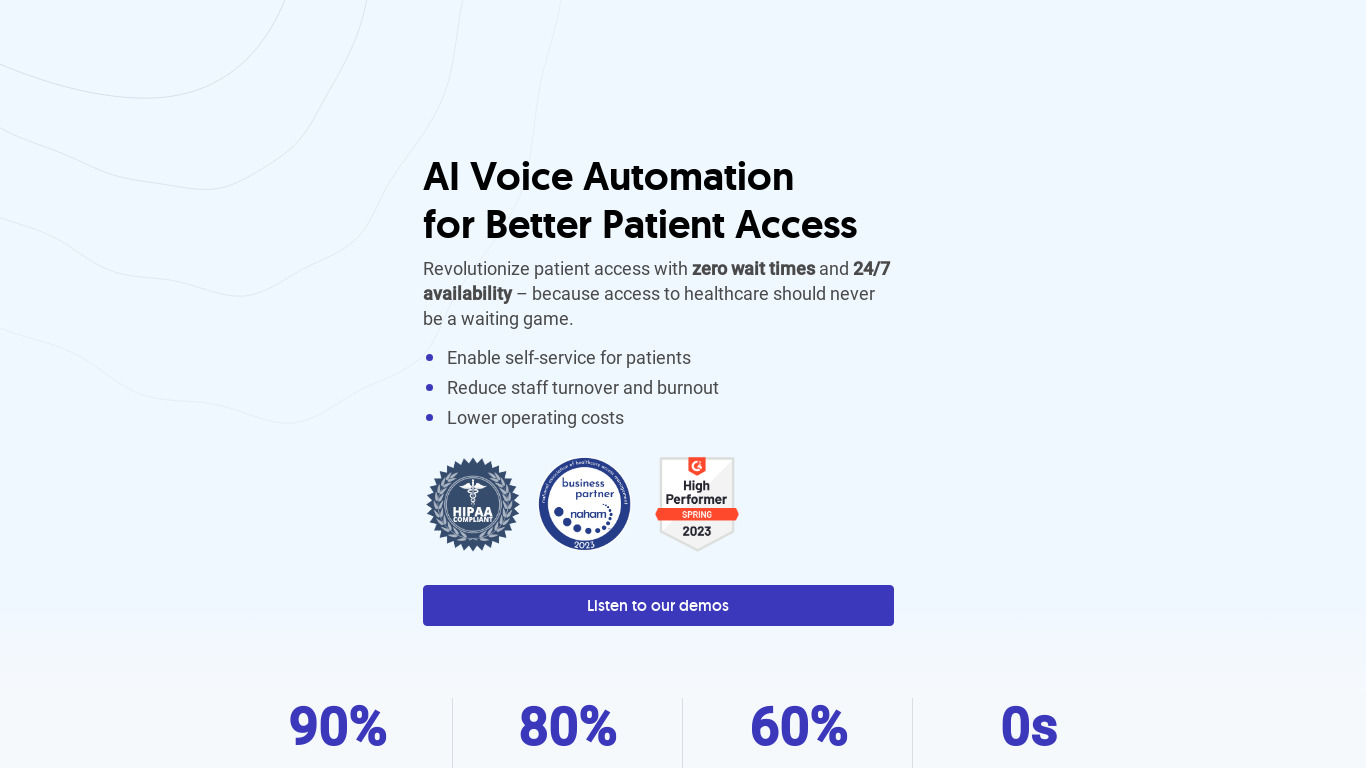 Talkie.ai Landing page