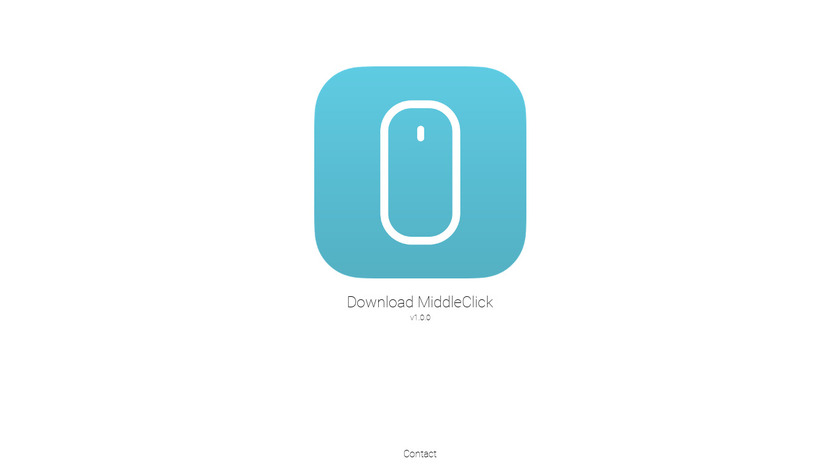 MiddleClickApp Landing Page