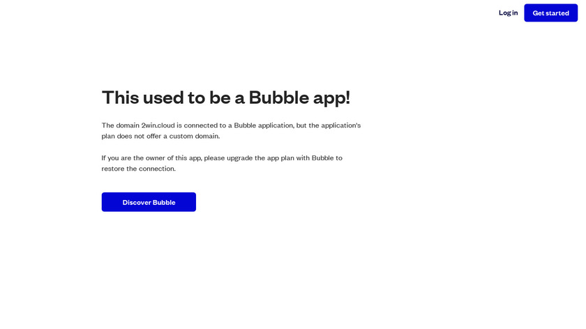 2win.cloud Landing Page