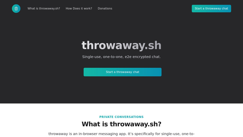 throwaway Landing Page