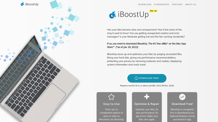 iBoostUp Landing Page