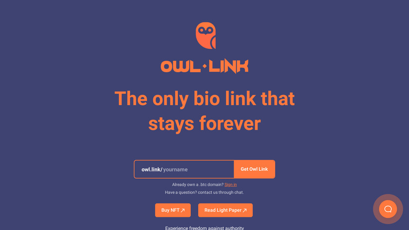 Owl Link Landing Page