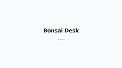 Bonsai Desk image