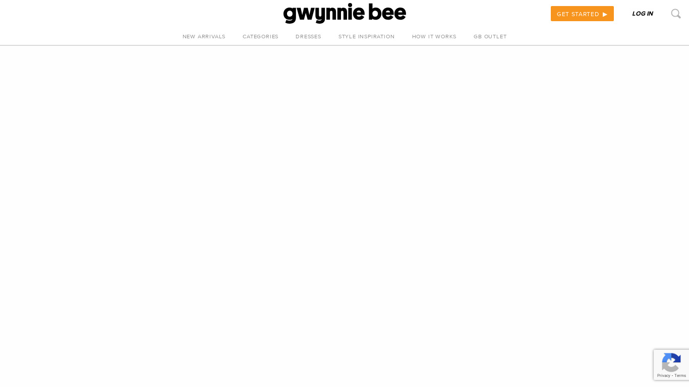 Gwynnie Bee Landing page
