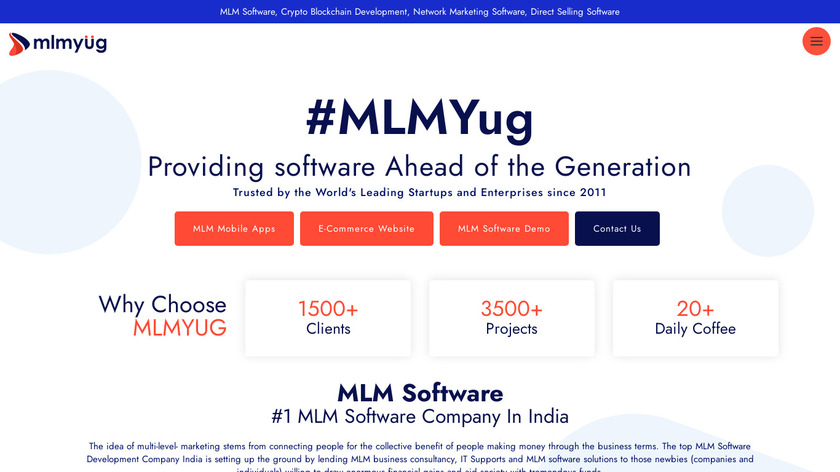MLMYug Landing Page
