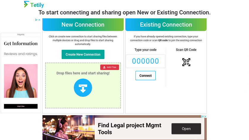 Tetily Landing Page