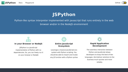 JSPython image