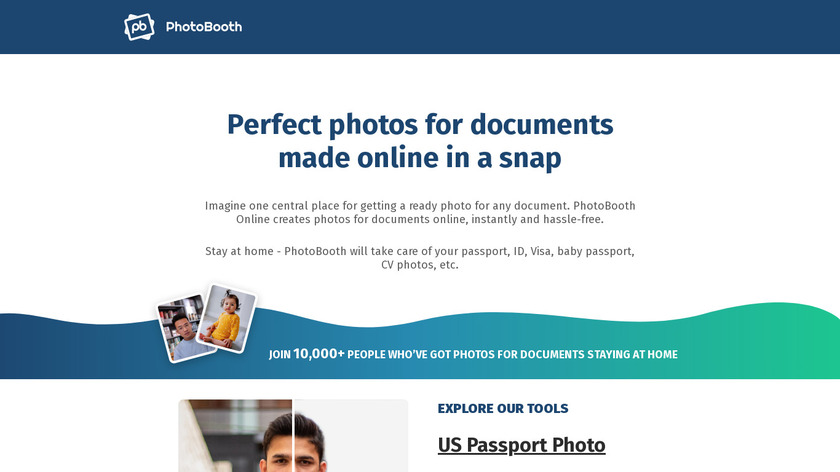 PhotoBooth Online Landing Page
