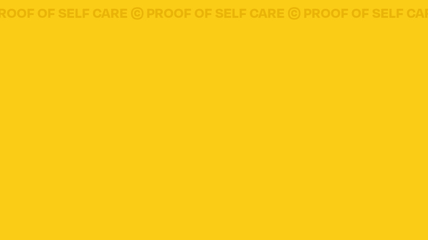 Proof of Self Care Landing Page