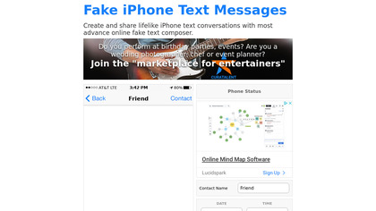 iPhoneFakeText image