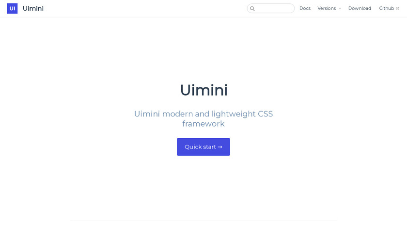 Uimini Landing Page