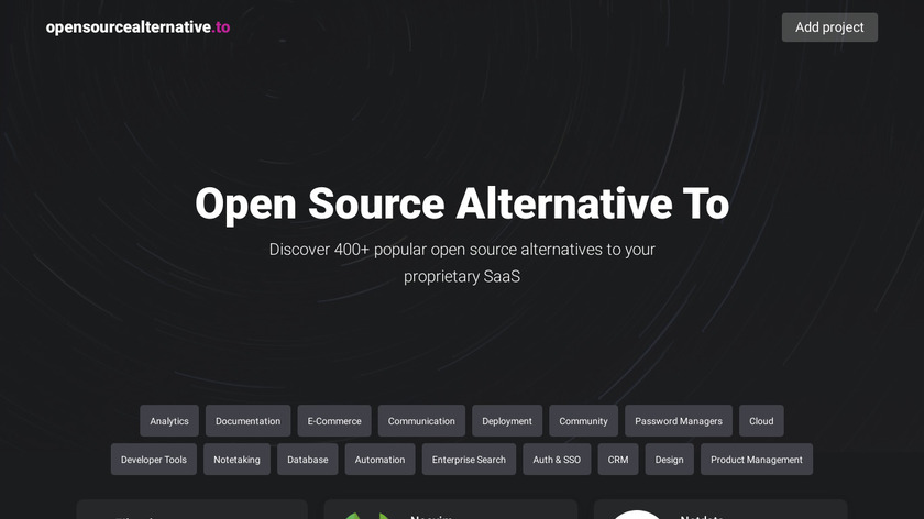 Open Source Alternative To Landing Page