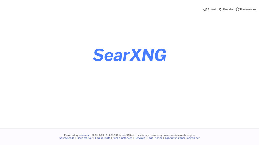searx.tiekoetter.com Landing Page