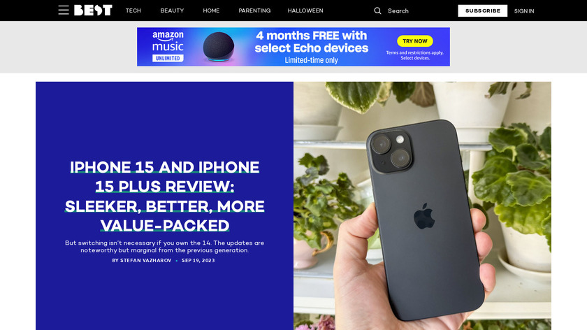 Best Products Landing Page