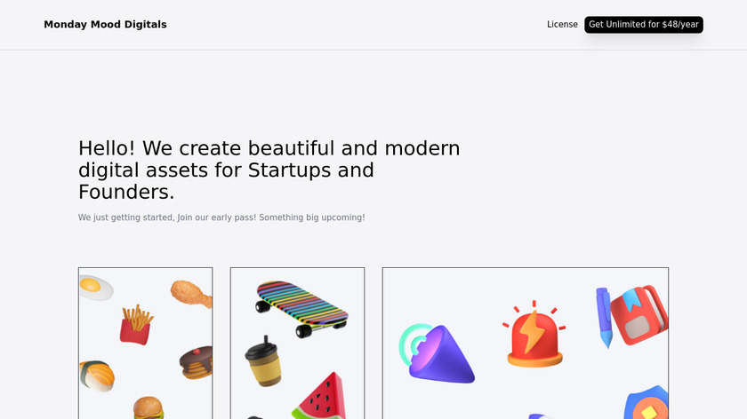 Monday Mood Digitals Landing Page