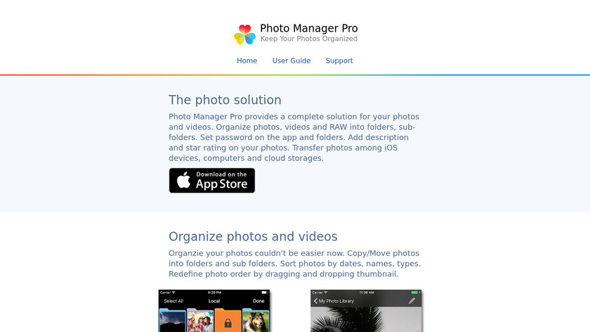 PHOTO MANAGER PRO 6 Landing Page