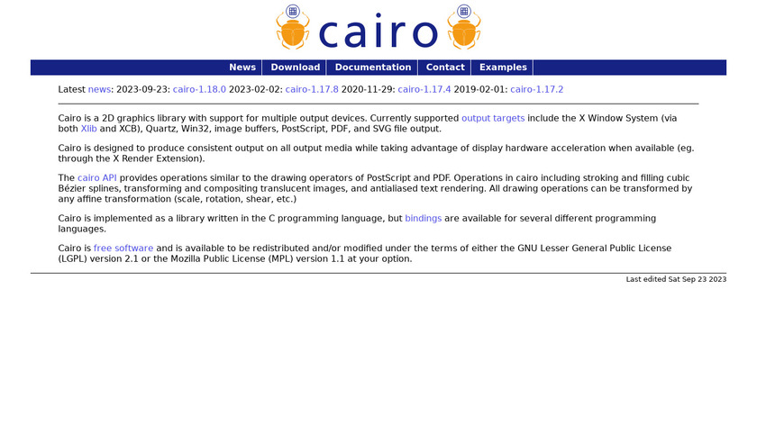 Cairo Landing Page