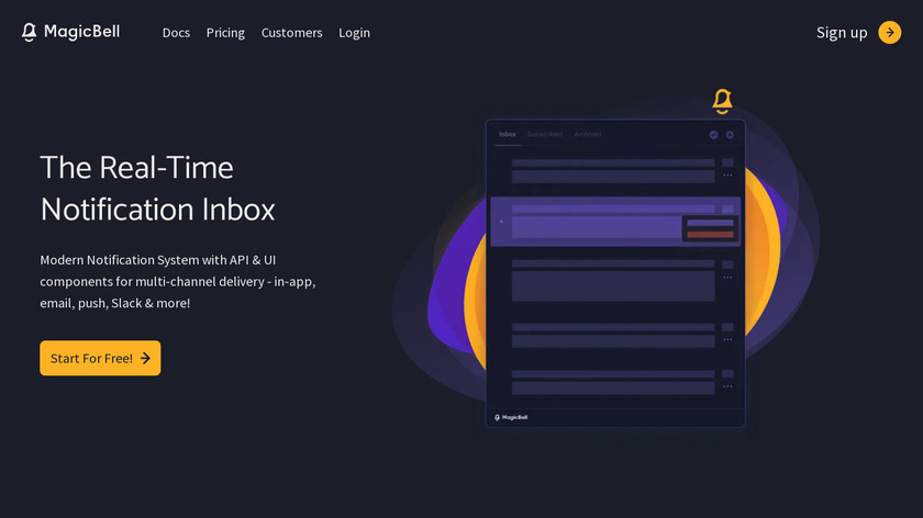 MagicBell Landing Page