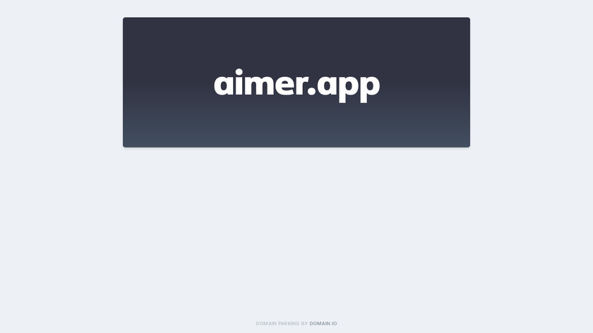 AIMER.app Landing Page