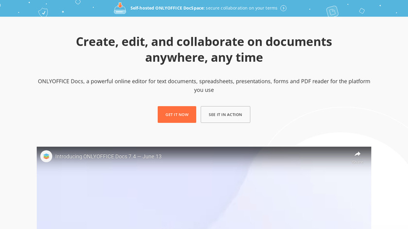 OnlyOffice Docs Landing Page