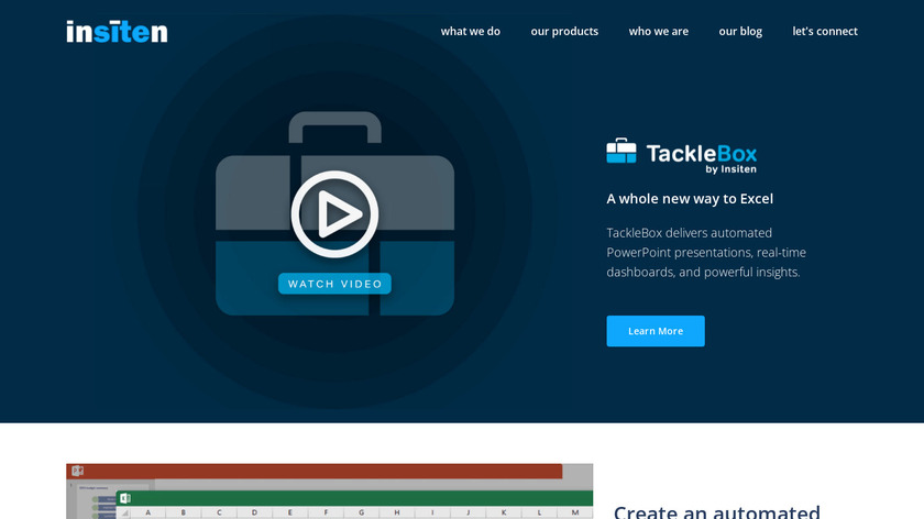 TackleBox Landing Page