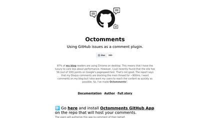 Octomments image