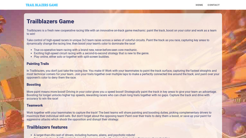 Trailblazers Landing Page