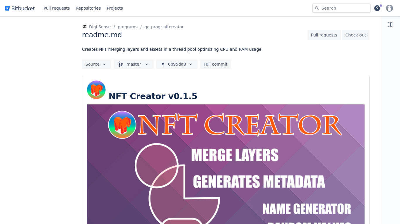NFT Creator Landing page