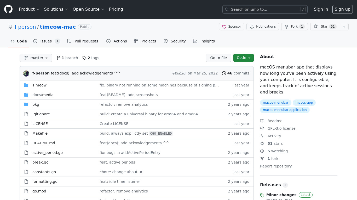 Timeow Landing page