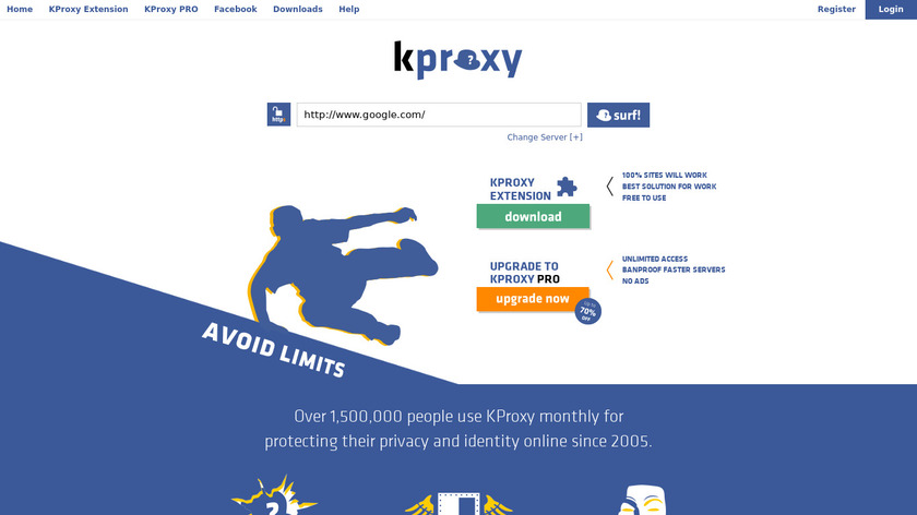 KPROXY Landing Page