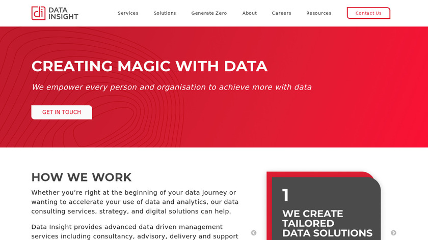 Data Insight Landing Page