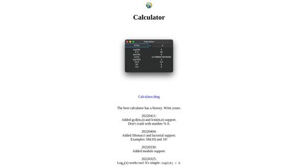 Calculator OSX App image