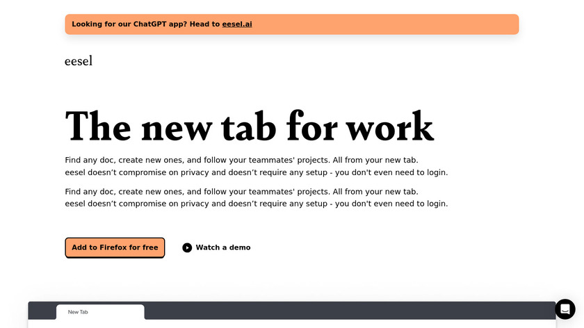 Folders by eesel Landing Page