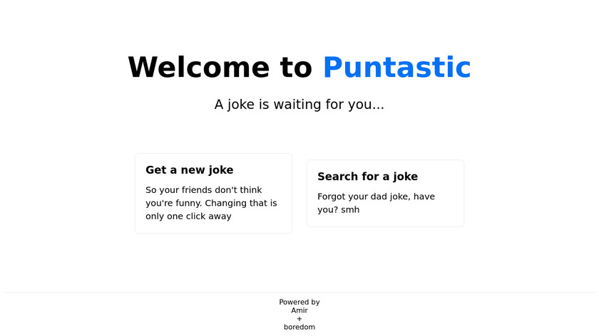 Puntastic Landing Page