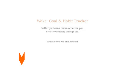 Wake: Goal and Habit Tracker image