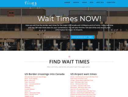 Wait Times Now image