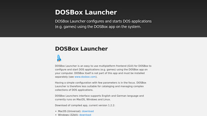 DOSBox Launcher image