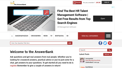 The Answer Bank image