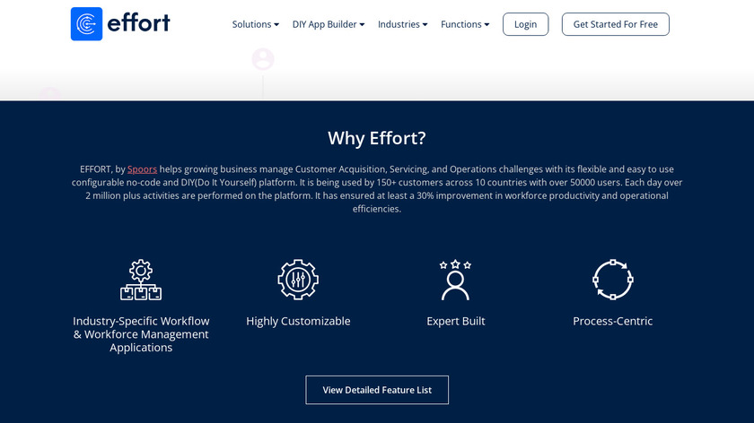 Effort Landing Page