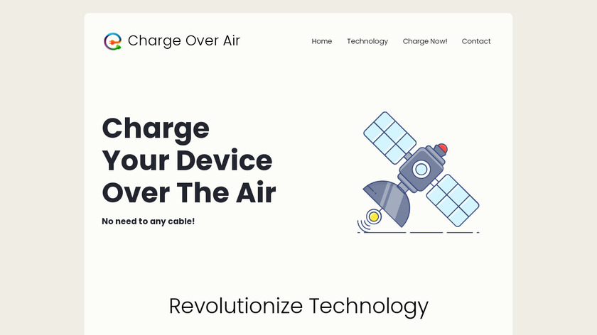 Charge Over Air Landing Page