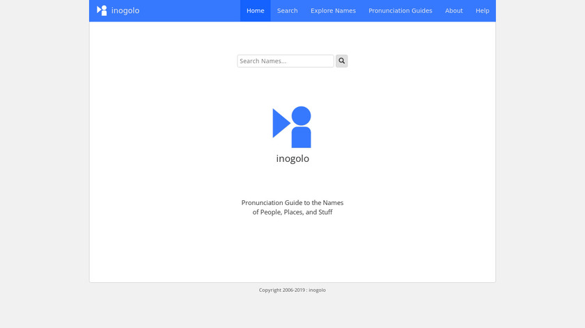 Inogolo Landing Page