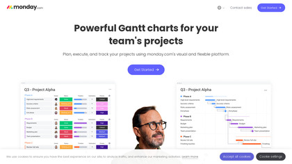 monday.com Gantt view image