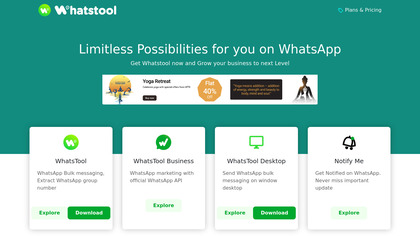 WhatsTool for Bulk WhatsApp image