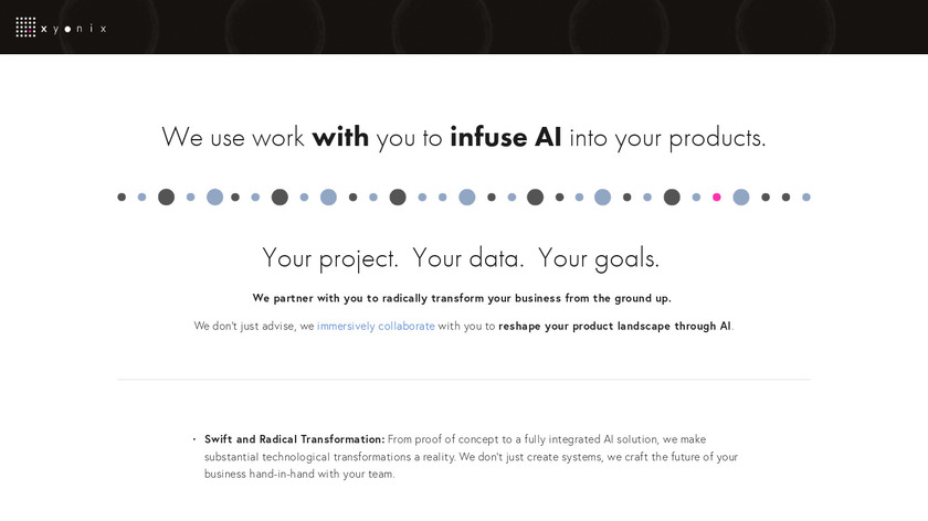 Xyonix Landing Page