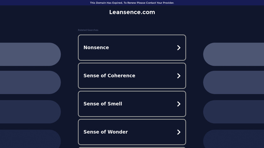 Leansence Landing Page
