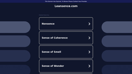 Leansence image